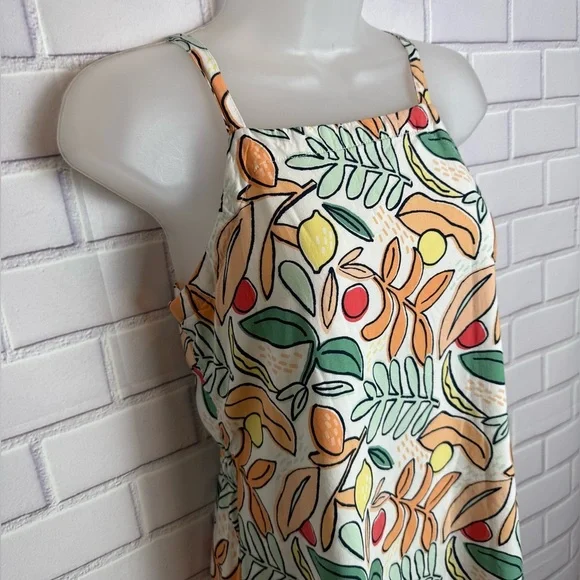 Free Assembly Leaf Print Dress/juniors XL - Picture 4 of 10